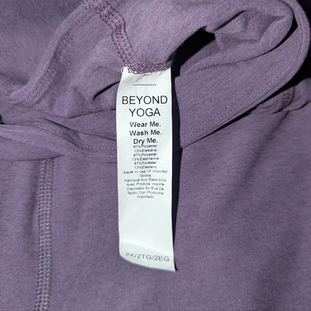 Beyond Yoga High Waisted Practice Pant Purple Haze Heather Women's 2X - Picture 5 of 7
